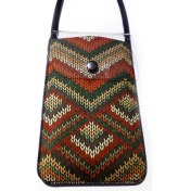 Resim Cemmys Kadın Çapraz Desenli Omuz Askılı Telefon Çantası Kılıfı 