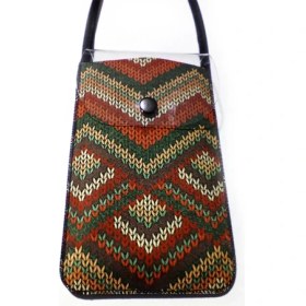 Resim Cemmys Kadın Çapraz Desenli Omuz Askılı Telefon Çantası Kılıfı 