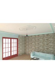 Resim Motifpiyer Lamba Tavan Göbeği DC-14-DIKDÖRTGEN-125CMX86CM 