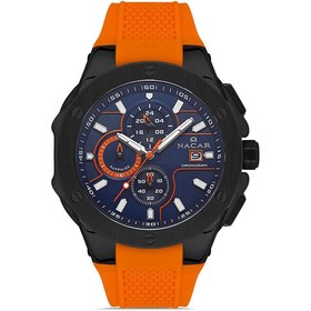 Resim Nacar SAFİR CAM SPOR TURUNCU ERKEK KOL SAATİ NC34-29B554-BLS10 