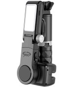Resim Cbtx S18 Tek Eksenli Gimbal Selfie Stick Tripod Stand Panoramik Takip Atış Anti-shake Handheld Gimbal Stabilizatör 