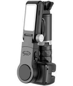Resim Cbtx S18 Tek Eksenli Gimbal Selfie Stick Tripod Stand Panoramik Takip Atış Anti-shake Handheld Gimbal Stabilizatör 