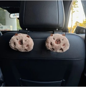Resim Dodemert Home Gülen Kapibara Araba Koltuk Arkası Askı Kancası 2 ADET 