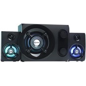 Resim Sp-212 Total 25W Rms 7 Farklı Renk Titreşimli Led 2+1 Multimedia Speaker Dark