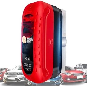 Resim Otomotiv Yağ Film Tabakası Temizleme Fırçası - Anti-Sis Temizleyici Ajan, Yeniden Doldurma Otomobil Yağ Film Temizleyici ile - Net Görüş İçin Ön Cam SUV Kamyon Traktör Araç 