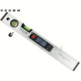 Resim ETOPOO Dijital Seviye 400mm - Alüminyum Alaşım Yapısı, Gümüş Gri, Pil Güçlü, ≤36V Çalışma Voltajı, Montaj Gerektirmez 