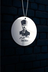 Resim Genel Markalar Atatürk Pleksi Araba Süsü Araç Içi Dikiz Aynası Süsü 