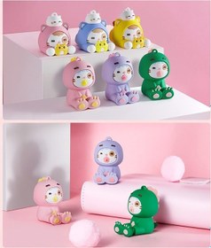 Resim E2M Sevimli Kedi Anahtarlıklı Telefon Standı Yeşil 