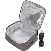 Resim Usb Isıtmalı Öğle Yemeği Kutusu Çantası Su Geçirmez Oxford Kumaş Gıda Isıtmalı Termal Çanta Açık Hava Piknik Ofis İçin Diğer Çok Renkli 