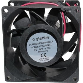 Resim PLASTİM 24V Dc – 80X80X38Mm Bilezikli Aksiyel Fan 