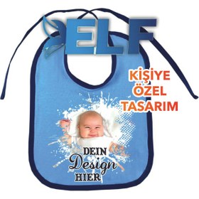 Resim ELF REKLAM Kişiye Özel Tasarım Bebek Mama Önlüğü 
