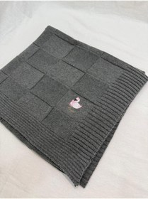 Resim belpa Kuğu Concept Triko Bebek Battaniyesi %100 Pamuklu,Kız Bebek Erkek Bebek Battaniyesi,Kalın Triko Bebek Battaniyesi 
