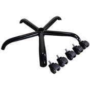 Resim Fullreyon Fullreyon Metal Yıldız Ayak Ofis Koltuğu Ayağı Ve 5 Adet Tekerlek 