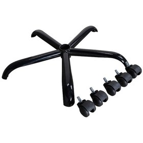 Resim Fullreyon Fullreyon Metal Yıldız Ayak Ofis Koltuğu Ayağı Ve 5 Adet Tekerlek 