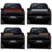 Resim Tysm 1.5 Metre Esnek 3 Sıralı Kamyonet Arka Kapı Led Işık Barı, Fren Sinyal Geri Vites Gündüz Aydınlatma, Ip65 Su Geçirmez 