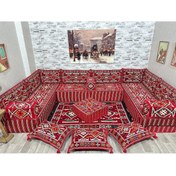 Resim uğurlu şark köşesi Uğurlu Şark Köşe Takımı ( 19 parça 30 cm minder kalınlığı) 