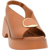 Resim Venüs Kadın Platform Topuk %100 Deri Sandalet 2313114Y 