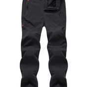Resim Unisex Hızlı Kuruyan Yürüyüş Pantolonu - Nefes Alabilir, Hafif, Güneş Koruma, Dış Mekan Aktiviteleri için Gevşek Kalıp, Erkek ve Kadın Yazlık Ekipmanları, Siyah ile Turuncu Vurguları, Çoklu Cepler, Ayarlanabilir Bel Bandı, Çok Yönlü Spor Pantolonu | Spor Görünümü | Esnek Malzeme, Yürüyüş Aksesuarları 
