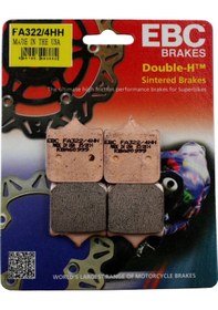 Resim Ktm 690 Smc Ön Fren Balatası Ebc Fa322-4Hh Sinterli Balata 
