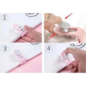 Resim shopwave Mandallı Yorgan Sabitleme Klipsi 10 Adet (5047) 