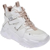 Resim pullman Sms Uzun Konçlu Kadın Spor Ayakkabı Sneaker SMS-6560 BEYAZ 