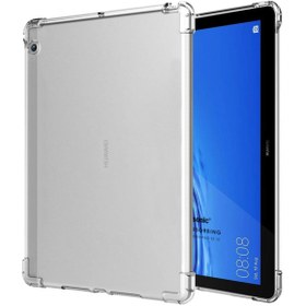 Resim Huawei Mediapad T5 10 Kılıf Shock Absorbing Şeffaf 
