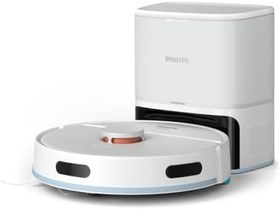 Resim Philips HomeRun 2000 Islak & Kuru Robot Süpürge -yüksek emiş, halı algılama, LDS radar, 70 günlük otomatik boşaltma istasyonu, HomeRun uygulaması, Arctic White (XU2100/25) 