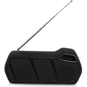 Resim New Rixing NR-5011FM Açık Taşınabilir Bluetooth Speelfer Siyah (Yurt Dışından) 