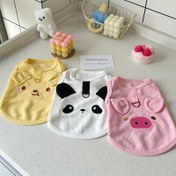 Resim İlkbahar-Yaz Yeni Japon ve Kore Tarzı Evcil Köpek Kedi Giysileri Teddy Bear Poodle Havlu Ekose Yelek 