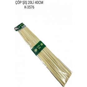 Resim Bella House Çöp Şiş 40 cm 20 Lı K 3576 