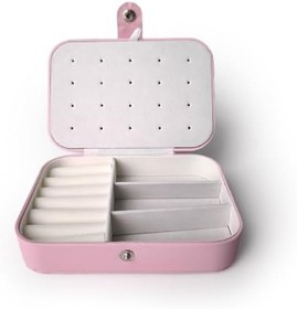 Resim Ecrou Bölmeli Takı Kutusu Pembe 