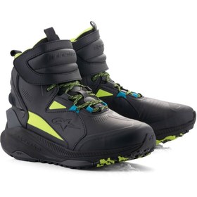 Resim Alpinestars Speedstreet Korumalı Motosiklet Botu Siyah Sarı 