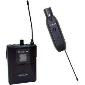 Resim MV-19600 UHF KABLOSUZ MİKROFON YAKA (RECEVER XRL Lİ) MAGICVOICE 