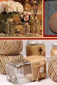 Resim Hasır Ipi, Çuval Ipi, Kırnap Ipi, Jüt Ip 100 Gram, 100 Metre, 1 Adet - 10 'LU SET 