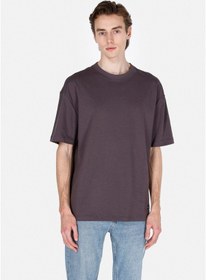 Resim Colin's Colins Oversize Fit Yuvarlak Yaka Düz Erkek Antrasit Kısa Kol Tişört Cl1073990 Q1.v1 Ant Antrasit 