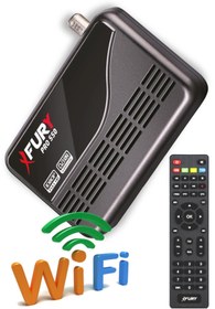 Resim Fury Çanaklı-çanaksız Wi-fi Dahil Full Hd Sınırsız Sineme Paketli Tak Çalıştır Uydu Alıcısı 