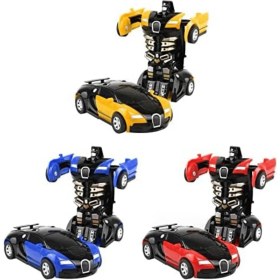 Resim Cat Sürtmeli Robota Dönüşen Araba 