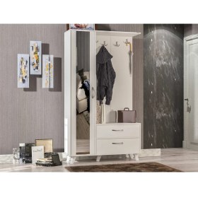 Resim ABRE VM-342 BEYAZ VESTİYER PORTMANTO 