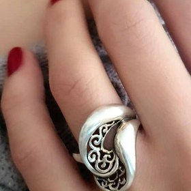 Resim OSESHOP Gümüş Tasarım Yüzük 