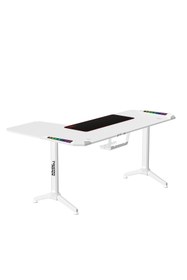 Resim Twisted Minds WARRIOR TM-Y-RW-RGB L DESIGN BEYAZ OYUNCU MASASI - SAĞ 