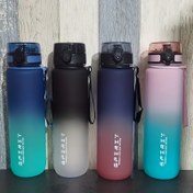 Resim 1 adet, 21.98oz/33.81oz Gradyan Spor Fitness Seyahat Su Şişesi, Taşınabilir İçecek Kupası, Çay Bardağı, Dayanıklı PC Malzemesi, Şarj Edilmemiş, Açılır Kapağı, Erkek ve Kadınlar İçin İdeal, Yaz ve Sonbahar İçin Mükemmel, Öğrenciler, Doğum Günü, Sevgililer Günü, Noel için Harika Hediye 