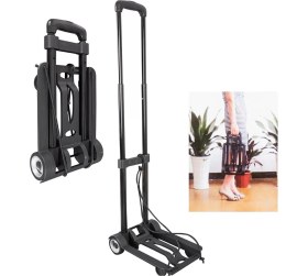 Resim Express Reyon Katlanır Taşıma Arabası Yük Taşıma El Arabası Koli Malzeme Tekerlekli Taşıma Arabası 