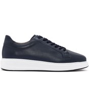 Resim Derimod Erkek Lacivert Bağcıklı Deri Sneaker 24sfd640818 
