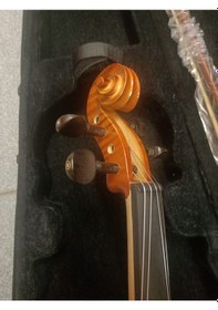 Resim Armajy002af Mod. 4/4 Tam Boy Masif Ağaç Abanoz Aksam Hareli Keman 