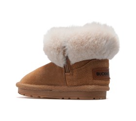 Resim Buckhead Furly Kız Çocuk Tüylü Fermuarlı Günlük Bot 25k Buck3064 Camel Camel 