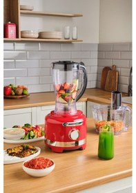 Resim Karaca Multiblend Artisan Retro 1000 W 3 L Mutfak Robotu 