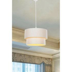 Resim 2 Katlı Beyaz Pasta Avize Yatak Odası Çocuk Odası 