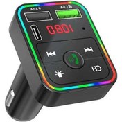 Resim Createtech Araba Fm Verici Kablosuz Dokunmatik Handfree Arama Desteği Tf Kartı U Disk Müzik Mp3 Beyaz/black ' Beyaz 