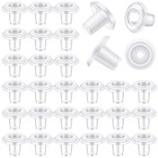 Resim 40 Adet Yatay Perde Alt Ray Düğme Tapaları Perde Alt Ray Merdiven Kordonu Perde Bileşenleri Parçalar Aksesuarlar 