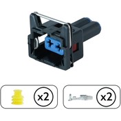 Resim Aptiv Su Motoru Ve Yan Sinyal Soketi 2 Pin 